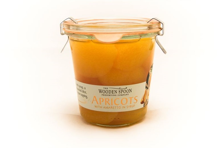 Apricots with Amaretto 300g Wooden Spoon Co