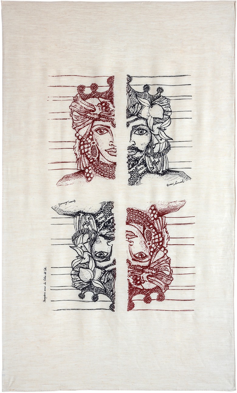 Tablecloth Rectangular Moro e Dama 260 x 160 cm