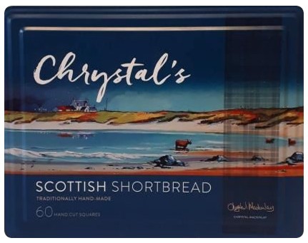 Chrystal&#39;s Shortbread Large Tin 725g