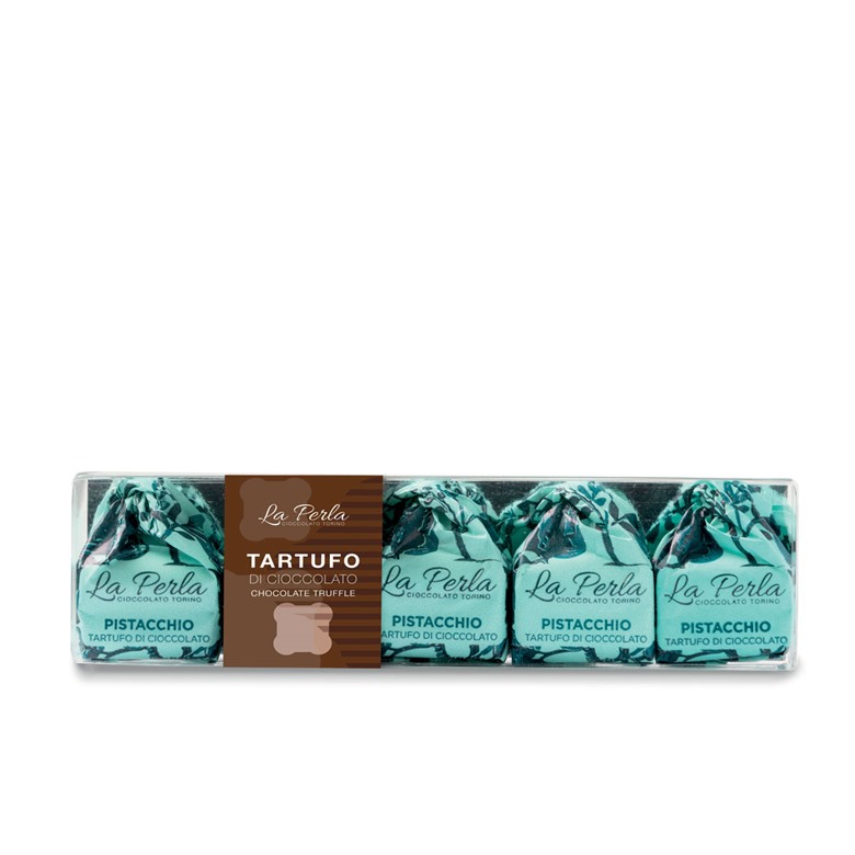 White Chocolate Truffles with Pistachio La Perla 70g