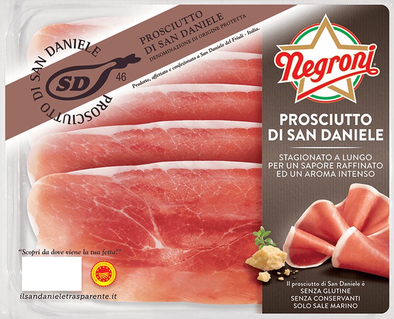Prosciutto di San Daniele PDO Negroni 80g