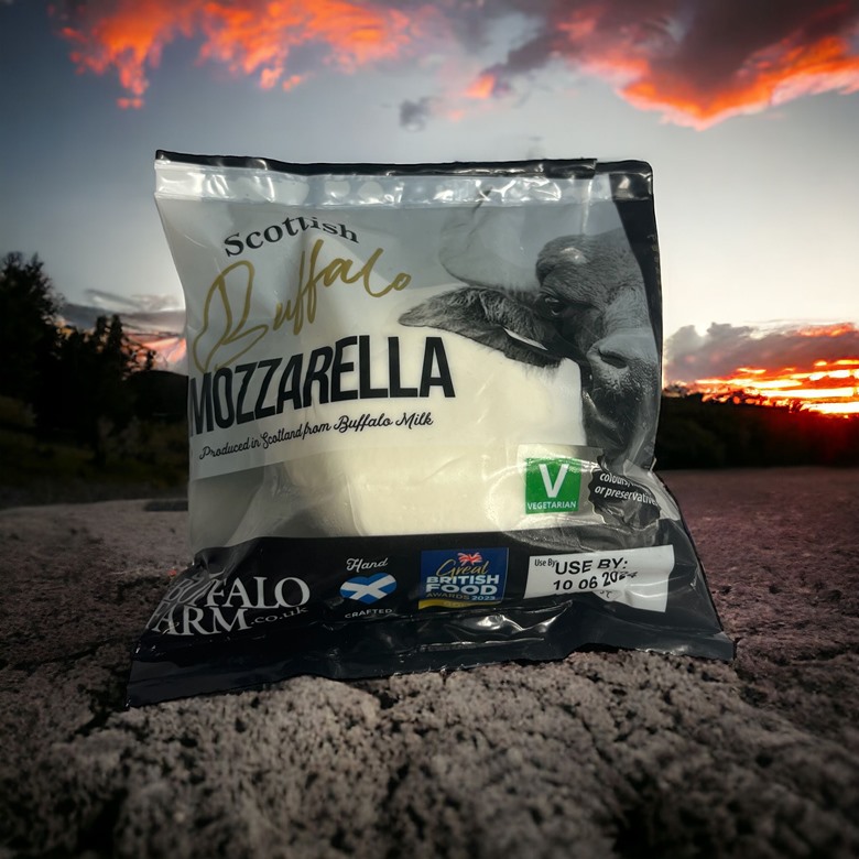 Scottish Buffalo Mozzarella The Buffalo Farm 125g