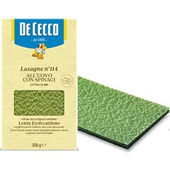 Lasagne Verde Green Egg Lasagne 500g No 114 De Cecco